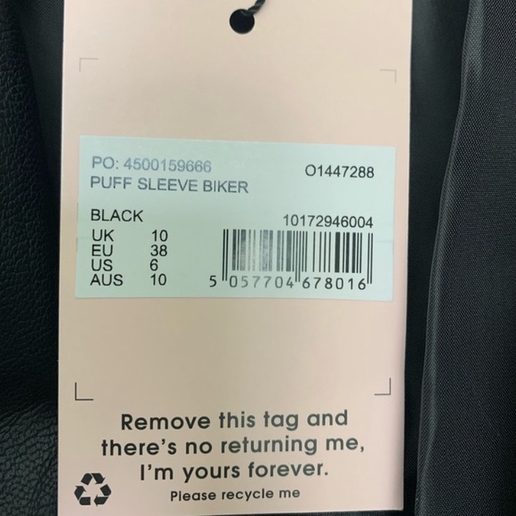 COPY - Missguided Faux Leather Jacket - Picture 3 of 3